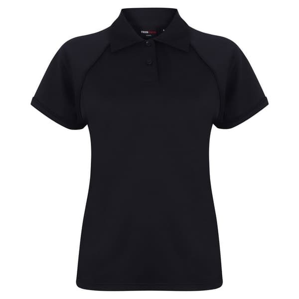 Finden & Hales Womens/Ladies Piped Polo Shirt Navy 16 UK