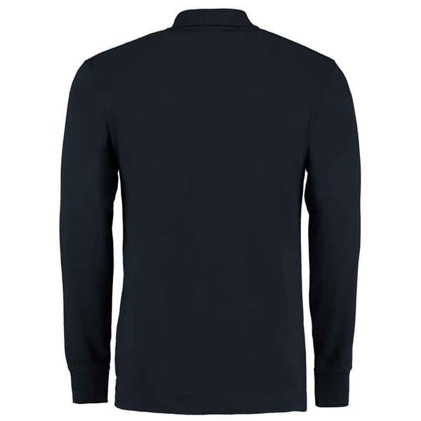 Kustom Kit Långärmad polotröja med piké för män
