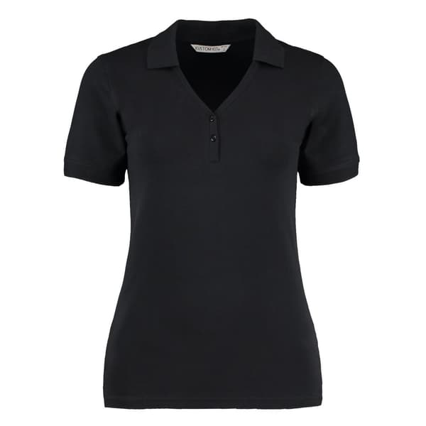 Kustom Kit Womens/Ladies Sophia V Neck Polo Shirt