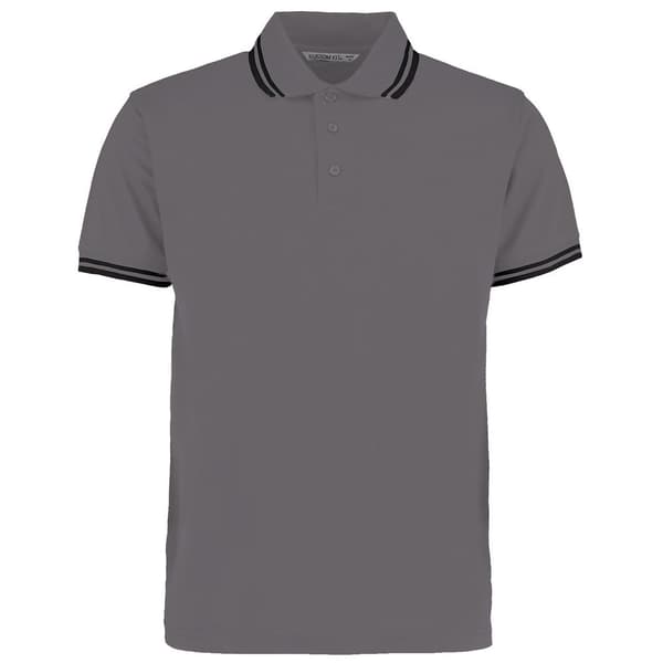 Kustom Kit Mens Tipped Cotton Pique Polo Shirt