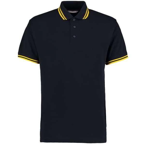 Kustom Kit Mens Tipped Cotton Pique Polo Shirt