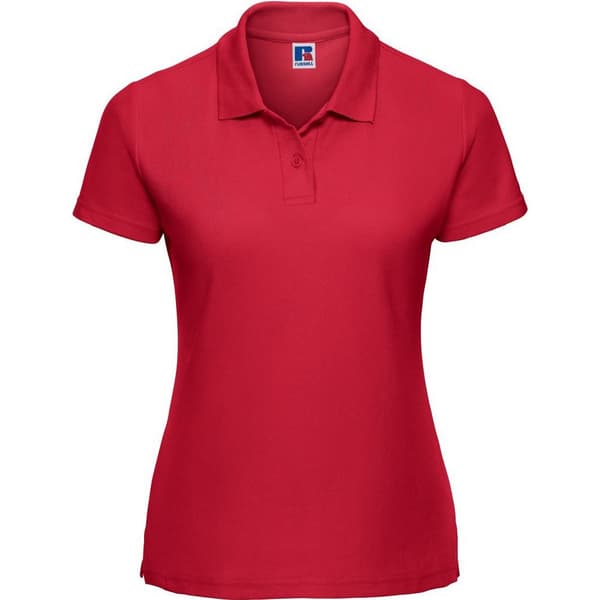 Russell Dam/Pojke - Klassisk polotröja i enfärgad polycotton