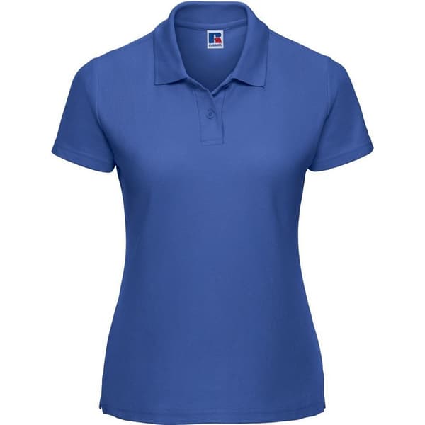 Russell Dam/Pojke - Klassisk polotröja i enfärgad polycotton