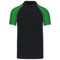 Miniatyrbilde 1 av 3: Kariban Mens Contrast Pique Baseball Polo Shirt