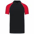Miniatyrbilde 1 av 3: Kariban Mens Contrast Pique Baseball Polo Shirt