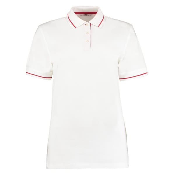 Kustom Kit Womens/Ladies St Mellion Cotton Pique Tipped Polo Shirt