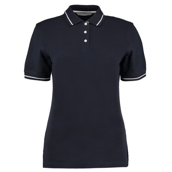 Kustom Kit Womens/Ladies St Mellion Cotton Pique Tipped Polo Shirt