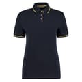 Miniatyrbilde 1 av 2: Kustom Kit Womens/Ladies St Mellion Cotton Pique Tipped Polo Shirt