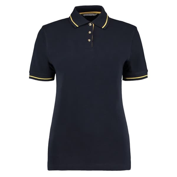 Kustom Kit Womens/Ladies St Mellion Cotton Pique Tipped Polo Shirt