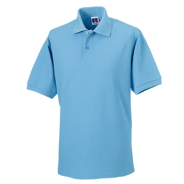 Russell Mens Polycotton Pique Hardwearing Polo Shirt