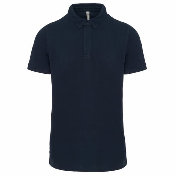 Kariban Mens Piqué Stud Front Polo Shirt