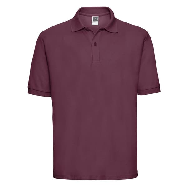 Russell Mens Polycotton Pique Polo Shirt