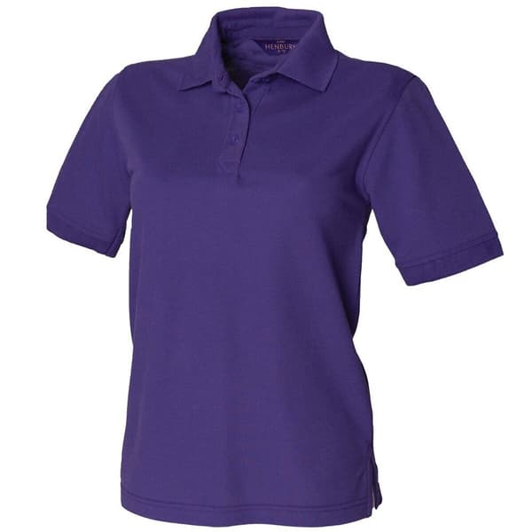 Henbury Womens/Ladies Pique Polo Shirt