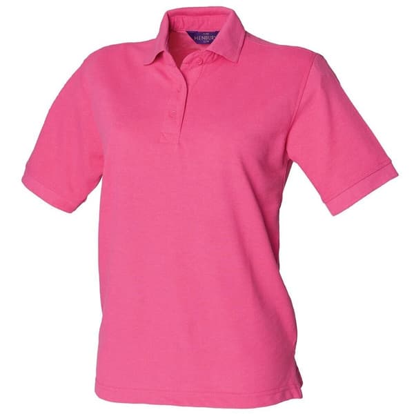 Henbury Womens/Ladies Pique Polo Shirt