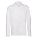 Miniatyrbilde 1 av 3: Fruit of the Loom Mens Cotton Pique Long-Sleeved Polo Shirt