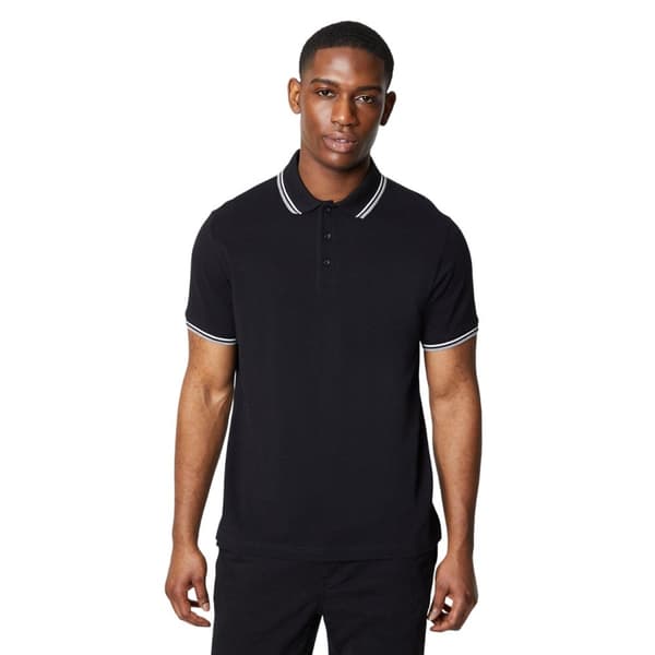 Maine Mens Tipped Cotton Polo Shirt (Pack of 2)