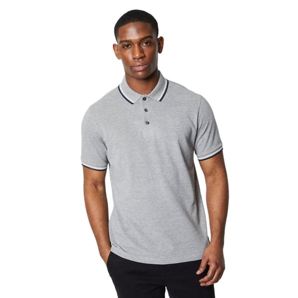 Maine Mens Tipped Cotton Polo Shirt (Pack of 2)