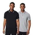 Miniatyrbilde 1 av 4: Maine Mens Tipped Cotton Polo Shirt (Pack of 2)