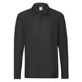 Miniatyrbilde 1 av 3: Fruit of the Loom Mens Premium Long-Sleeved Polo Shirt