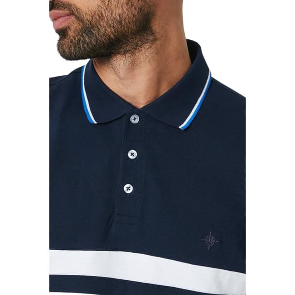 Maine Mens Carter Stripe Polo Shirt