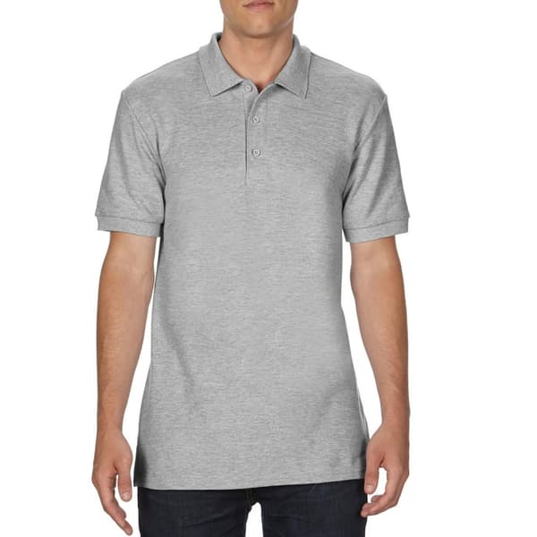 Gildan Mens Hammer Double Piqué Welted Sport Polo Shirt