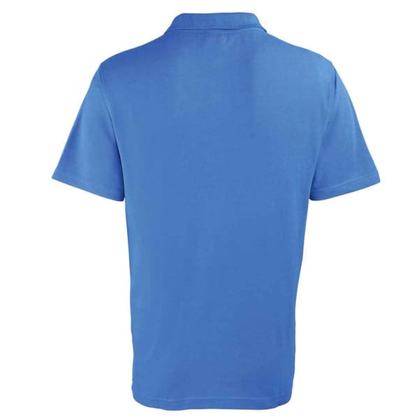 Premier Mens Pique Stud Front Polo Shirt