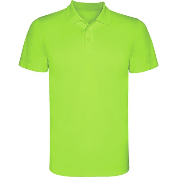 Roly Kortärmad pikétröja, herr, Monzha Lime L