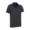 Pikkukuva 2 / 2: Mountain Warehouse Mens Wren Stripe Cotton Polo Shirt