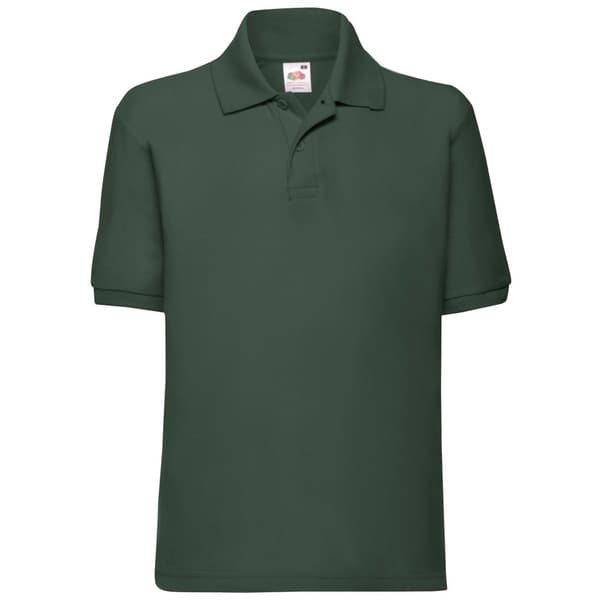 Fruit of the Loom Childrens/Kids 65/35 Plain Pique Polo Shirt