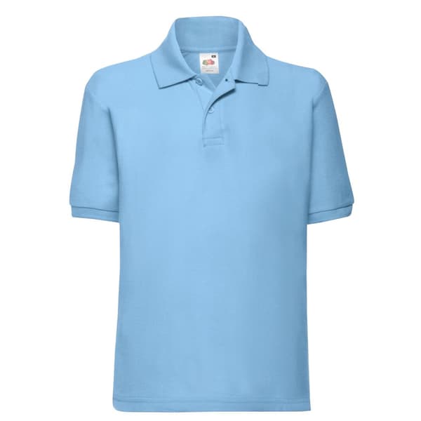 Fruit of the Loom Childrens/Kids 65/35 Plain Pique Polo Shirt