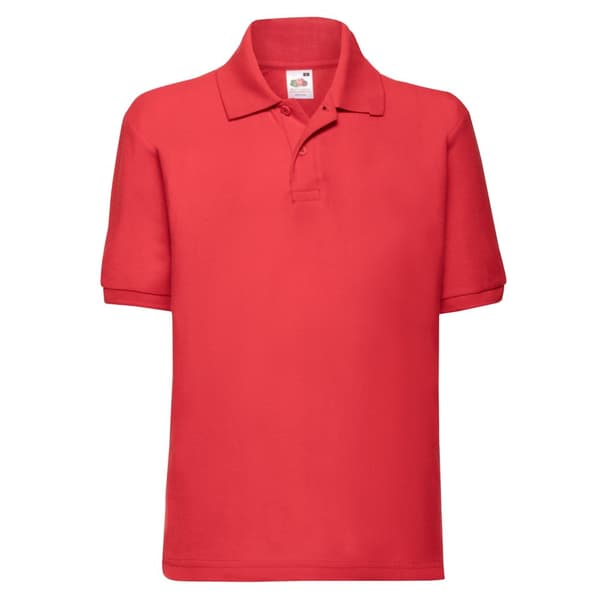 Fruit of the Loom Childrens/Kids 65/35 Plain Pique Polo Shirt