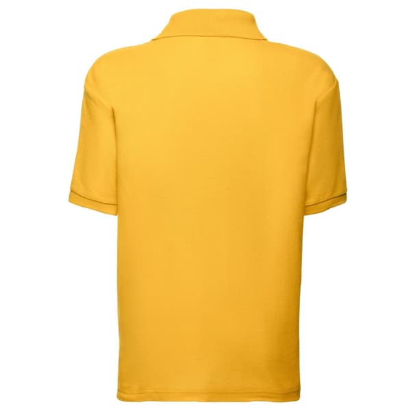 Fruit of the Loom Childrens/Kids 65/35 Plain Pique Polo Shirt