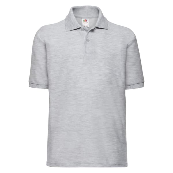 Fruit of the Loom Childrens/Kids 65/35 Plain Pique Polo Shirt