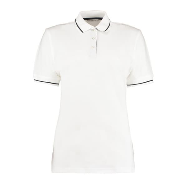 Kustom Kit St Mellion polotröja, dam/dam White/Navy 12 UK