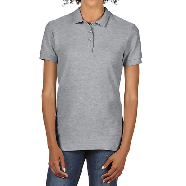 Gildan Womens/Ladies Double Piqué Soft Touch Polo Shirt