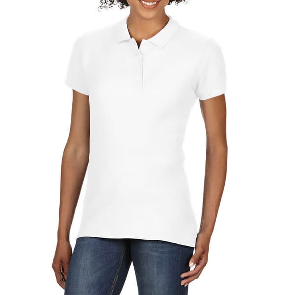 Gildan Womens/Ladies Double Piqué Soft Touch Polo Shirt