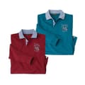 Miniatyrbilde 1 av 3: Atlas For Men Mens Rugby Polo Shirt (Pack of 2)