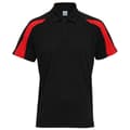 Miniatyrbillede 1 af 2: AWDis Cool Kontrastfarvet poloshirt til mænd
