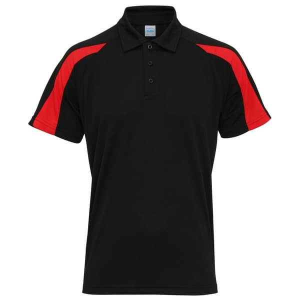 AWDis Cool Kontrastfarvet poloshirt til mænd