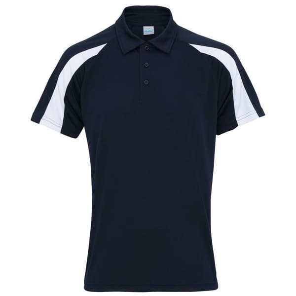 AWDis Cool Kontrastfarvet poloshirt til mænd