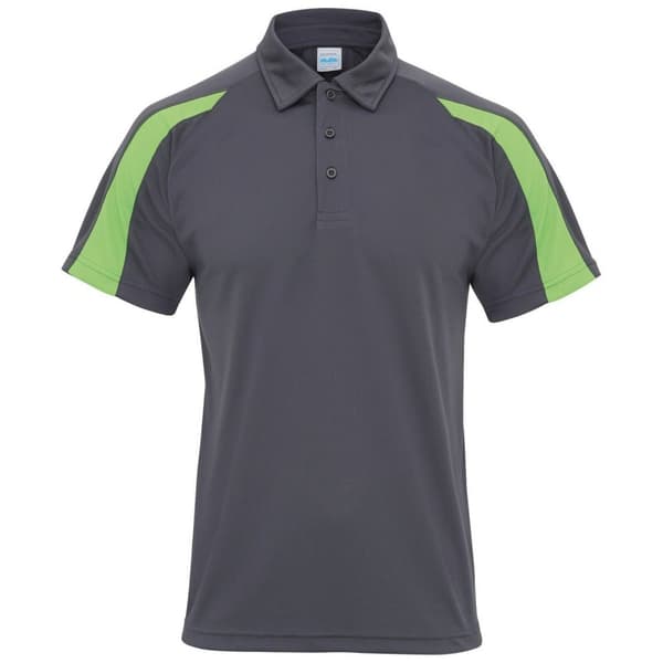 AWDis Cool Kontrastfarvet poloshirt til mænd