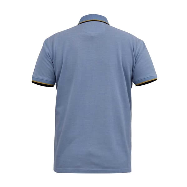 Duke Mens D555 Talbot Pique Jacquard Kingsize Polo Shirt