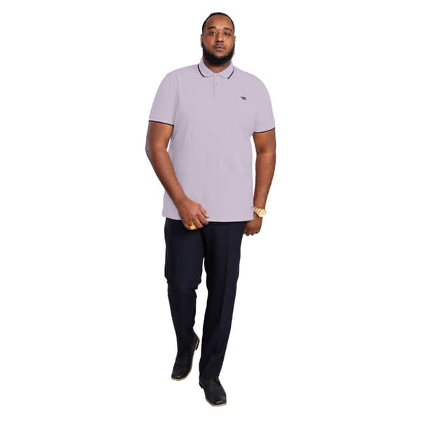 Duke Mens D555 Hamford 2 Tipped Pique Kingsize Polo Shirt