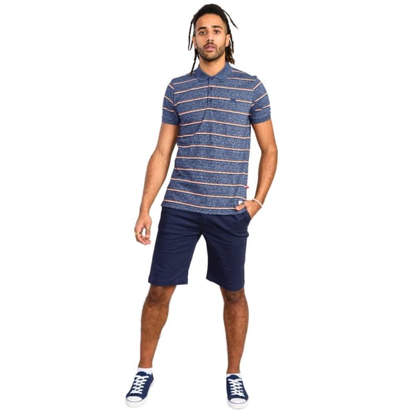 Duke Mens D555 Humber Stripe Jersey Polo Shirt