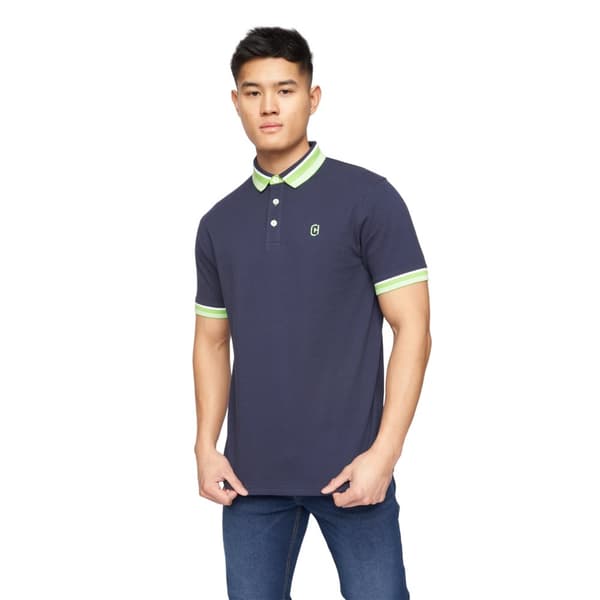 Crosshatch Mens Cratmoore Polo Shirt Navy S