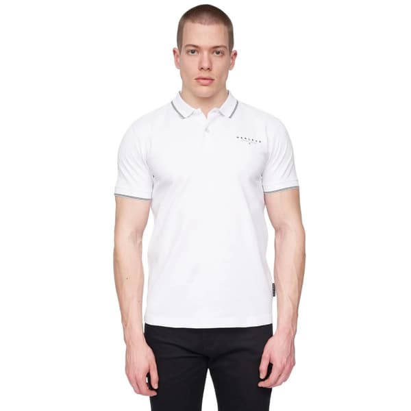 Henleys Mens Kilhen Polo Shirt White L