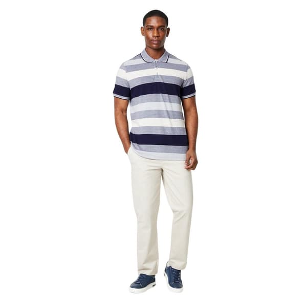 Maine Mens Barbados Stripe Polo Shirt