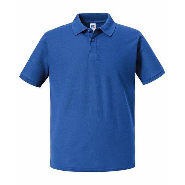 Russell Mens Authentic Eco Polo Shirt Bright Royal S