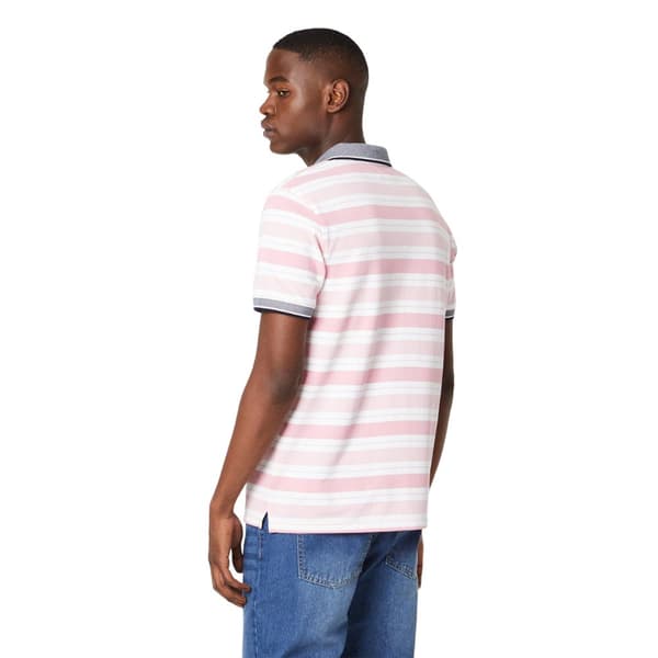 Maine Mens Double Stripe Polo Shirt