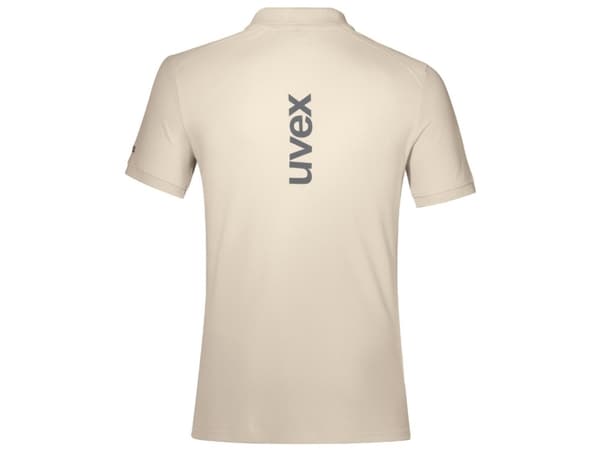 Uvex 70109, Poloskjorte, Voksen, Hankjønn, Hvit, Monokromatisk, Ingen mønster